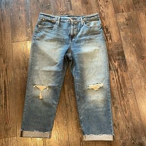 Slouchy boyfriend jeans